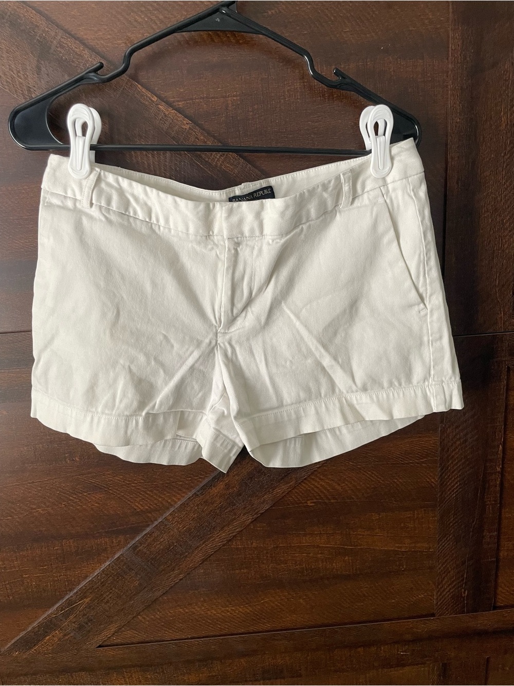 Banana Republic White Women's Cotton Shorts